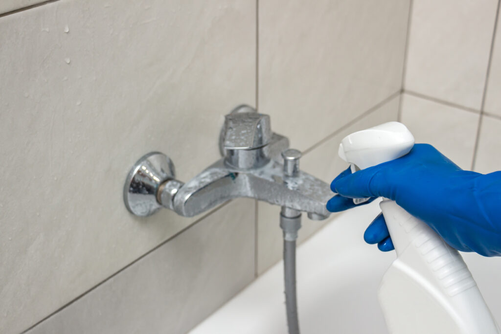 what is limescale cleaning bathroom