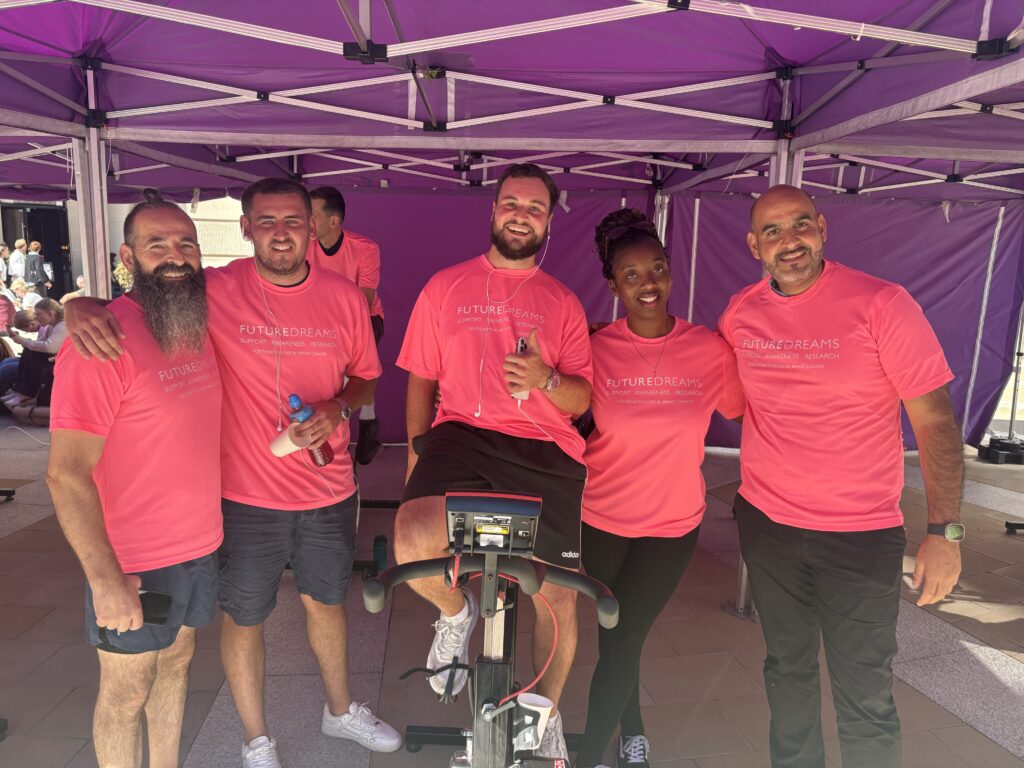 Team DOC cycling at Tour de Pat 2026 in Paternoster Square